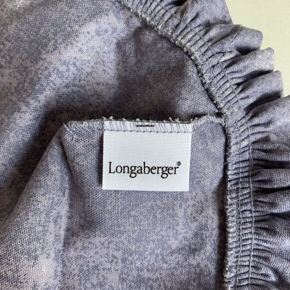 Longaberger Liner Medium Berry Chambray Blue - Picture 3 of 3